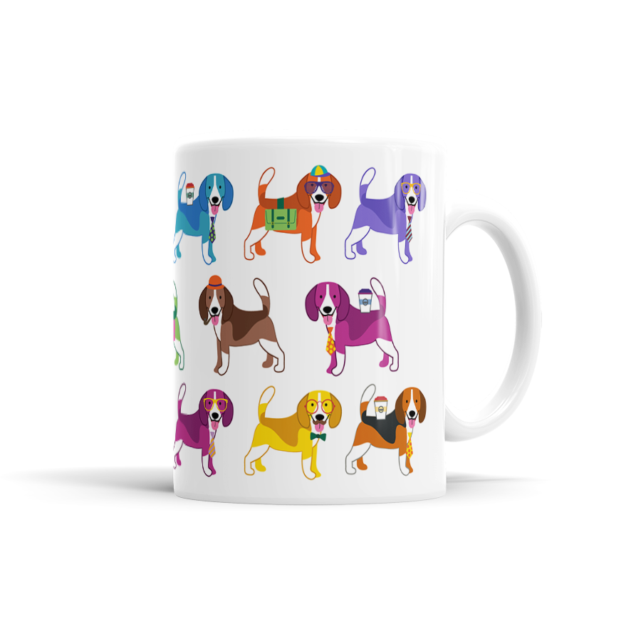 Colorful Beagle Mug