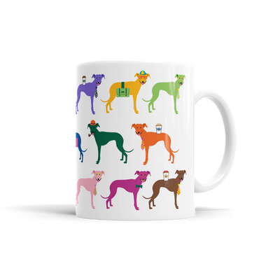 Colorful Greyhound Mug