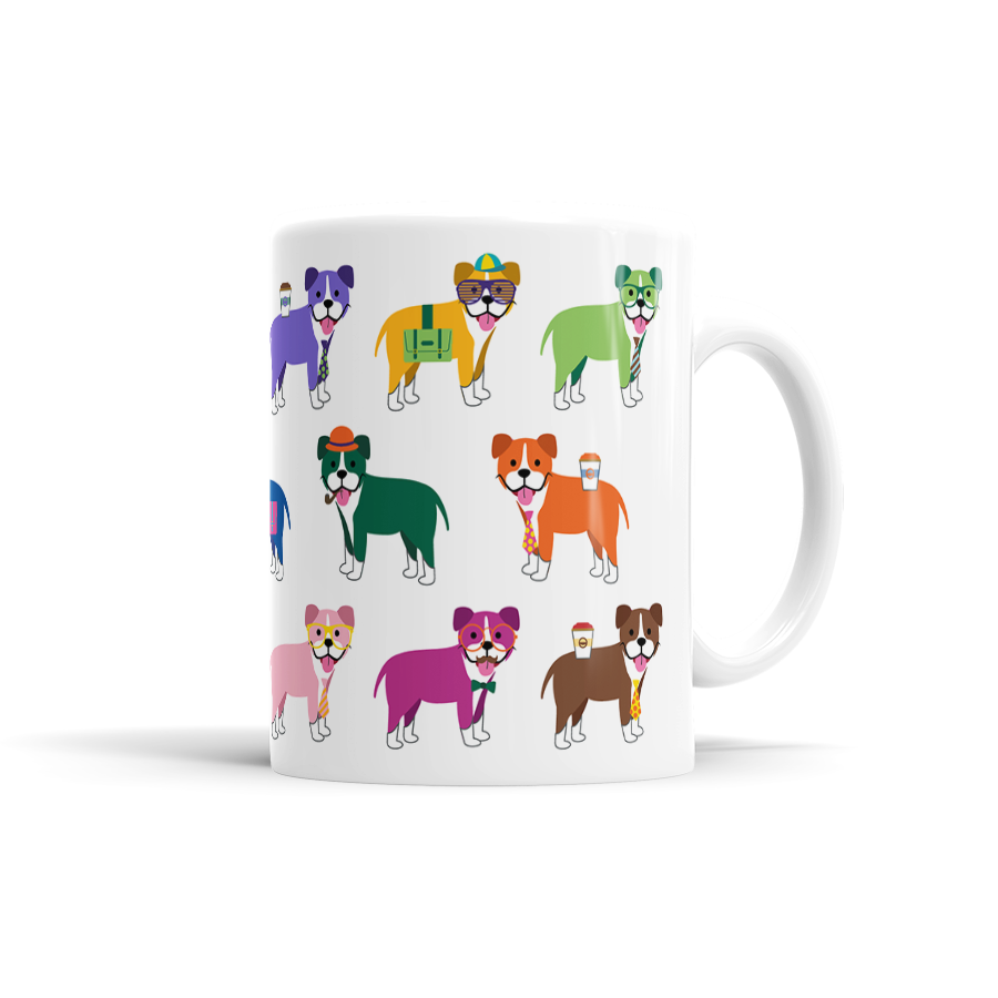 Colorful Boxer Mug