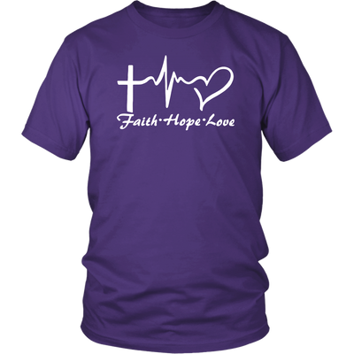 Faith, Hope, Love Unisex Shirt